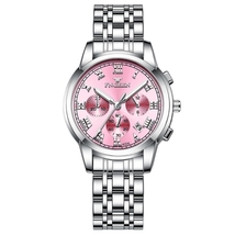  FNGEEN 4006 Lady Steel Waterproof Quartz Watch with Luminous Date, Nigh... - £27.73 GBP