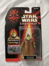 Star Wars Episode I Phantom Menace Boss Nass with Gungan staff 3.75 figure - £19.65 GBP