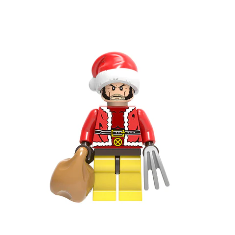 Christmas Santa Wolverine Minifigure fast and tracking shipping - £13.61 GBP