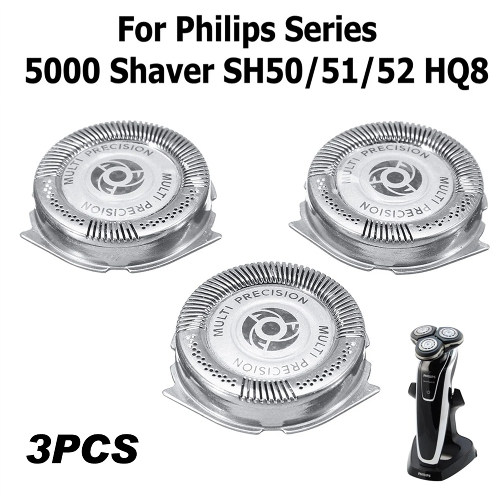 3PCS Shaver Head Blade   Razor Shaving Cutter Head Shaver Tool for Phili... - $3,070.56 MXN