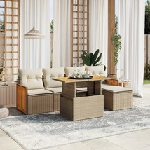  Garden Sofa Set Beige - $11,741.08 MXN