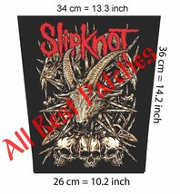 Slipknot Goat new  Backpatch Canvas,Slayer,Metallica,Stone Sour,Deftones,Lamb of - £19.65 GBP