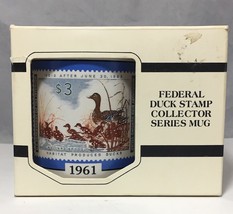 Federal Duck Stamp Collectors Series Mug 1961 Limited Edition Coffee Tea Mug - $12.33