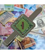 Unique! MONOPOLY TIE CLIP chrome PIN designer LONDON board game RETRO no... - $8.85
