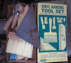 Vintage WARNER Wallpaper Hanging Tool Set Paper hanging Tools #481 - $12.19