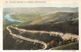 LEWISTON IDAHO~THE LOOP~LEWISTON HILL HIGHWAY POSTCARD 1930s - £8.00 GBP