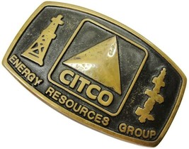 1981 Citco Energy Resources Group Belt Buckle Vintage Western Anacortes ... - £35.60 GBP