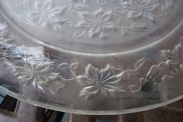 Princess House, Fantasia Pattern, Platter/cake plate, clear and frost glass [a4] - £35.50 GBP