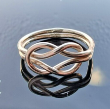 925 STERLING SILVER KNOT WIRE RING SIZE 6 - $523.39 MXN
