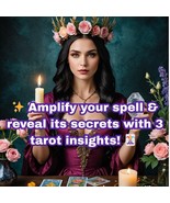 ️3Q Mini Tarot Spell Evaluation Insight on Energies + Mini Spell Surge B... - $89.99