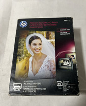 HP Premium Plus Photo Paper 80 lbs. Glossy 5 x 7 60 Sheets/Pack CR669A - £11.95 GBP
