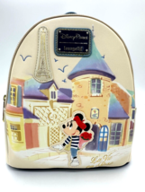Disney Parks Epcot France Minnie Mouse La Vie En Rose Loungefly Backpack... - $105.92