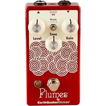 EarthQuaker Plumes Small Signal Shredder Overdrive Effects Pedal Cherry ... - £132.10 GBP