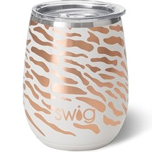 14Oz Stemless Wine Cup, Insulated Wine Tumbler With Lid, Stainless Steel Wine Gl - £43.67 GBP