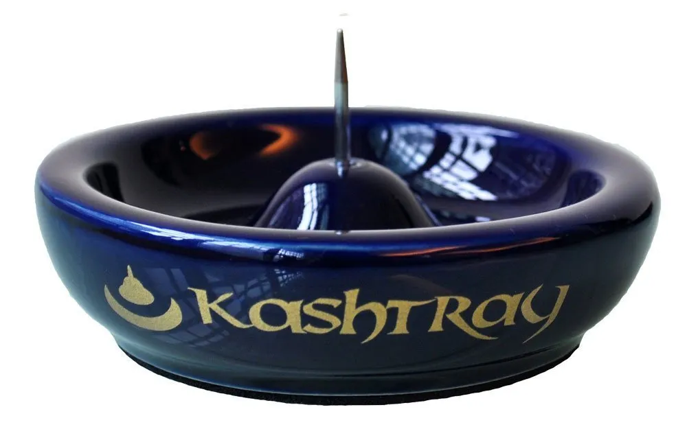 4.5" Original Kashtray w/Cleaning Spike - Blue - £31.25 GBP