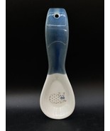 Otagiri Kitchen Ceramic Spoon Rest Blue Handle Cat Kitty Vintage - $17.81