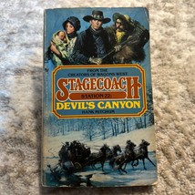 Devil&#39;s Canyon Frontier Western Paperback Book by Hank Mitchum Bantam Books 1986 - $18.27