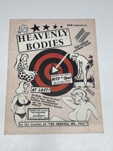 Russ Meyer Heavenly Bodies Original Movie Press Kit Poster 1963 Eastman JD - $410.85