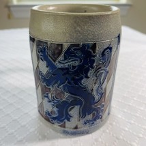 Rare Vtg Reinhold Merkelbach 5&quot; Blue Stein From Hohr-Grenzhausen, Germany - .5L - $24.44