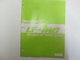 1988 Suzuki LT-4WD Supplementare Servizio Manuale 99501-42090-01E OEM - $8.98