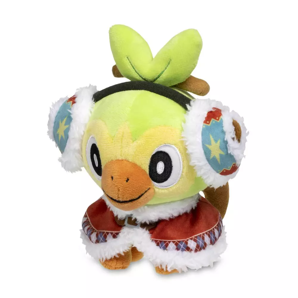 Pokemon Center Grookey Pokémon Winter Carnival Poké Plush (NEW WITH TAGS) - £35.16 GBP