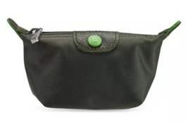 Longchamp Le Pliage Green Recycled Canvas Zip Coin Purse Case ~NIP~ Sapin - £56.31 GBP