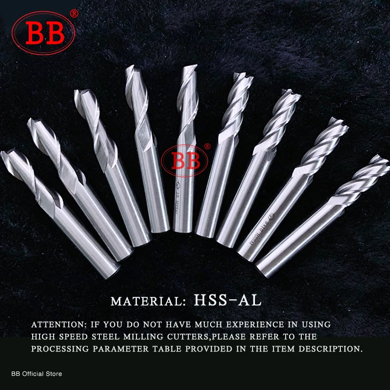 Sporting BB End Mills High Precision HSS Metal Cutter Co8 Cobalt D1-32mm 2 3 4 F - £23.90 GBP