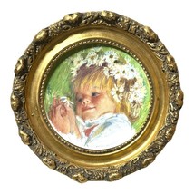 Framed Collector Plate by Frances Hook - Daisy Dreamer - £31.69 GBP
