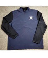Nike Golf Men&#39;s XL Navy DriFIT Fabric Mix 1/4 Zip Long Sleeve Performanc... - €12,91 EUR