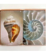 Nautical Sea Treasures Card Decks Vintage Lot of 2 In Case Hallmark 1970... - $34.99