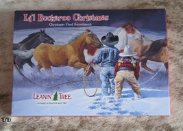 LEANIN TREE Li&#39;l Buckaroo Christmas Card Assortment~2 each of 10 designs~#90228 - £16.66 GBP