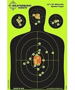 Splatterburst Targets - 12 x18  Silhouette Reactive Shooting Target - 10... - €18,69 EUR