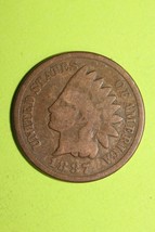 1887 Indian Head Cent Penny Exact Coin Shown Fast Combined Shipping OCE 62 - $9.99