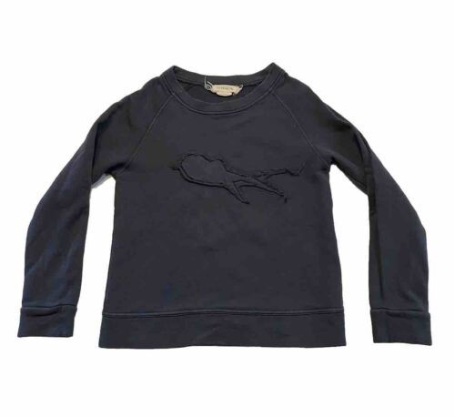 Primary image for Andorine Toddler Crewneck Sweatshirt Navy Blue Size 6 Long Sleeve 100% Cotton 