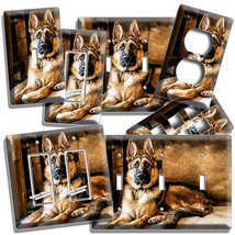 GORGEOUS ADULT GERMAN SHEPHERD DOG LIGHT SWITCH OUTLET WALL COVER NEW RO... - £9.10 GBP+