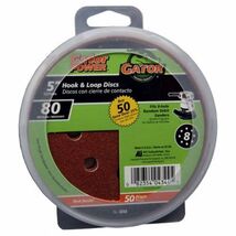Gator 4344 5" Random Orbit Hook &amp; Loop Red Resin Aluminum Oxide Sanding ... - $31.83