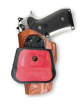 Fits Beretta M9A1 9mm W/Rail 4.9”BBL Leather OWB Paddle Holster Open Top #1344# image 7