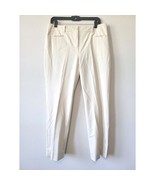 NWT Talbots Signature Crop Pant 10 Petite Stone $70 Casual Ivory - €25,72 EUR