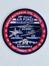 Air Force WPAFB 20th Annual Marathon Patch, Sept 18, 2021 - $4.93