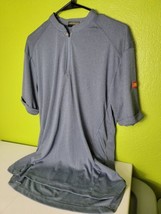 McDonald&#39;s Worker Shirt Apparel Mens Medium Athletic Top 1/4 Zip Pull Over - $23.63