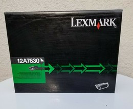 Lexmark 12A7630 Black Toner Cartridge. New, Genuine And Unopened. - $21.70