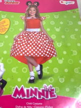 Disguise Girls Sz S 4 6 Minnie Mouse Childs Costume Dress Up Complete - $14.85