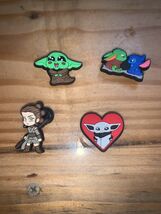 4 Pc Random Cartoon Stitch Shoe Charms for Crocs - $7.92