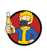 Vault Boy Cinco De Mayo Covid-19 Vinyl Sticker - $2.97