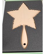 Jeffree Star Cosmetics Peach Chrome Hand Mirror Leaf Vanity Makeup - $657.63 MXN