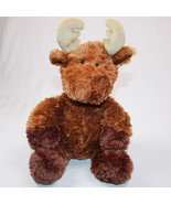 Aurora Moose Plush 12&quot; Inch Brown Tan Stuffed Animal Toy VERY GOOD Super... - $10.61