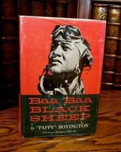 Baa Baa Black Sheep, Gregory &quot;Pappy&quot; Boyington, SIGNED, 1958 Hardcover in Jacket - £180.80 GBP