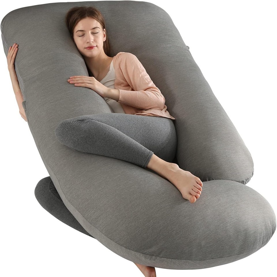 Luxurious U-Shaped Maternity Pillow with Cooling Fabric - Ideal Support for Moms Item image 10
