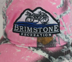 Brimstone Recreation Women&#39;s Pink Camo Adjustable Baseball Cap - £11.62 GBP