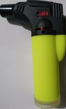 Torch Refillable Windproof Jet Lighter Color Yellow Size 4 inches - $7.91